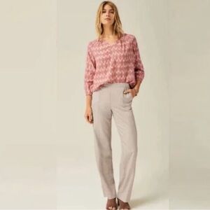 J. Jill Pure Jill Seamed
Wide-Leg Pants - Pumice